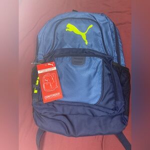 NWT Puma Contender Backpack – Blue & Yellow